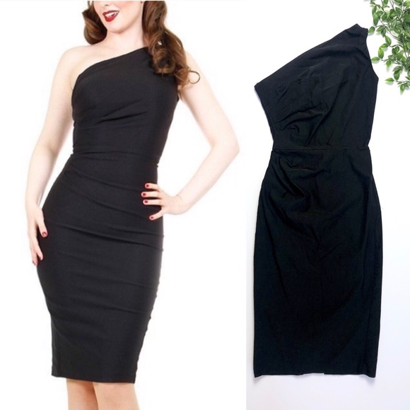 Stop Staring Dresses & Skirts - Stop Staring Ava Gathered One Shoulder Dress